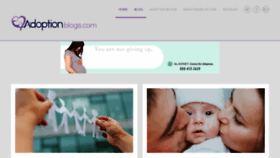 What Adoptionblogs.com website looked like in 2020 (4 years ago)