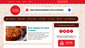 What Amandocozinhar.com website looked like in 2020 (5 years ago)