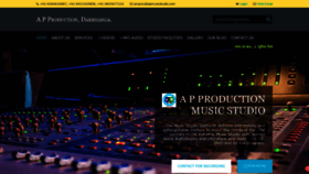 What Apmusicstudio.com website looked like in 2020 (4 years ago)