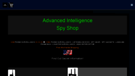 What Advanced-intelligence.com website looked like in 2020 (4 years ago)