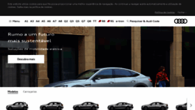 What Audi.pt website looked like in 2020 (4 years ago)
