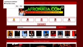What Afronaija.com.ng website looked like in 2020 (4 years ago)