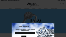 What Aurickjewelers.com website looked like in 2020 (4 years ago)