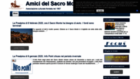 What Amicidelsacromonte.it website looked like in 2020 (4 years ago)