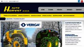 What Auto-horvat.hr website looked like in 2020 (4 years ago)