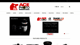 What Acephoto.net website looked like in 2020 (4 years ago)