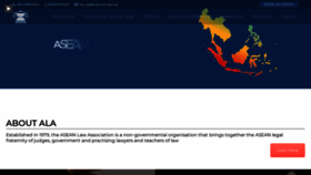 What Aseanlawassociation.org website looked like in 2020 (4 years ago)