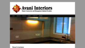 What Avaniinteriors.in website looked like in 2020 (4 years ago)
