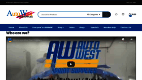 What Autowest.com.au website looked like in 2020 (4 years ago)