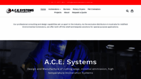 What Aceincinerators.com.au website looked like in 2020 (4 years ago)