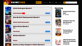 What Animetake.tv website looked like in 2020 (4 years ago)
