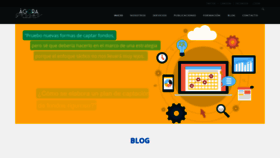 What Agorasocial.com website looked like in 2020 (6 years ago)