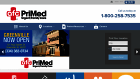 What Afcprimed.com website looked like in 2020 (5 years ago)