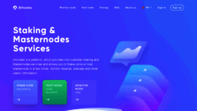 What Allnodes.com website looked like in 2020 (4 years ago)