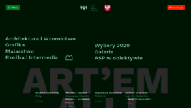 What Asp.gda.pl website looked like in 2020 (4 years ago)