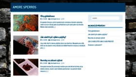 What Amoresperros.cz website looked like in 2020 (4 years ago)