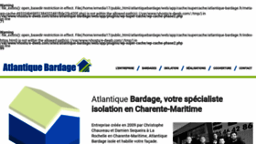 What Atlantiquebardage.com website looked like in 2020 (4 years ago)
