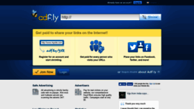 What Adf.ly website looked like in 2020 (4 years ago)