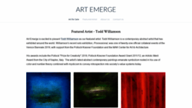 What Artemerge.org website looked like in 2020 (4 years ago)