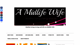 What Amidlifewife.com website looked like in 2020 (4 years ago)