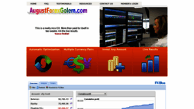 What Augustforexgolem.com website looked like in 2020 (4 years ago)