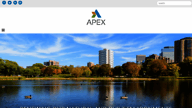 What Apexcos.com website looked like in 2020 (4 years ago)