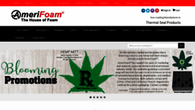 What Amerifoam.com website looked like in 2020 (4 years ago)