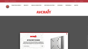 What Avcraft.co.in website looked like in 2020 (4 years ago)