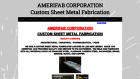 What Amerifabcorp.com website looked like in 2020 (4 years ago)