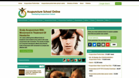 What Acupunctureschoolonline.com website looked like in 2020 (4 years ago)