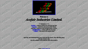What Acefair.com website looked like in 2020 (4 years ago)