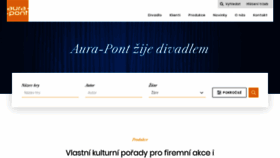 What Aura-pont.cz website looked like in 2020 (4 years ago)
