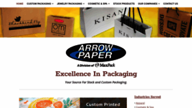 What Arrowpaper.com website looked like in 2020 (4 years ago)