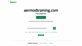 What Aermodtraining.com website looked like in 2020 (4 years ago)