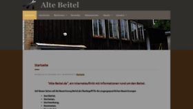 What Alte-beitel.de website looked like in 2020 (4 years ago)