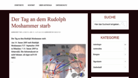 What Astronja.de website looked like in 2020 (4 years ago)