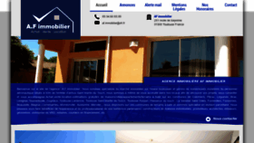 What Af-immobilier.com website looked like in 2020 (4 years ago)
