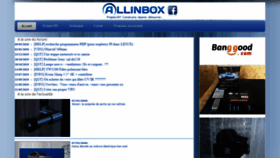 What Allinbox.com website looked like in 2020 (4 years ago)