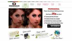 What Artisticretouch.com website looked like in 2020 (4 years ago)