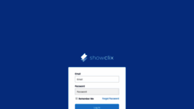 What Admin.showclix.com website looked like in 2020 (4 years ago)