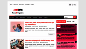 What Awaksehat.com website looked like in 2020 (4 years ago)