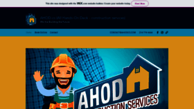 What Ahodcs.com website looked like in 2020 (5 years ago)