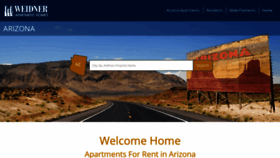What Arizona.weidner.com website looked like in 2020 (4 years ago)
