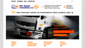 What Adr.sk website looked like in 2020 (4 years ago)