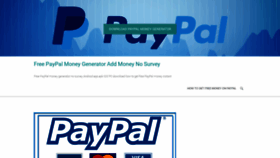 What Addpaypalmoney.com website looked like in 2020 (4 years ago)