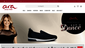 What Ara-shoes.de website looked like in 2020 (4 years ago)