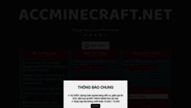 What Accminecraft.net website looked like in 2020 (4 years ago)