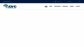 What Adivid.com website looked like in 2020 (5 years ago)