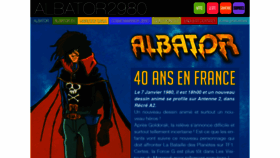 What Albator2980.com website looked like in 2020 (4 years ago)