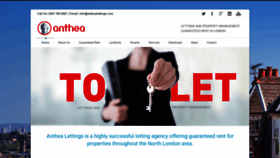 What Anthealettings.com website looked like in 2020 (4 years ago)